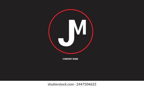 COMPANY LOGO VECTOR WITH BLACK BACKGROUND