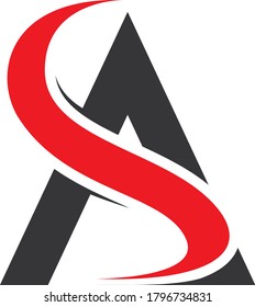 AS Firmenlogo, Vectordesign