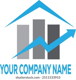 Logotipo de la empresa y diseño del Vector