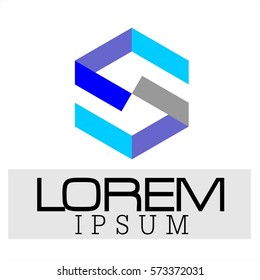 company logo vector design s letter