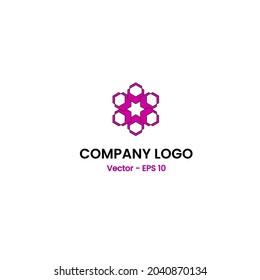 Logo de la empresa. Vector. EPS 10.