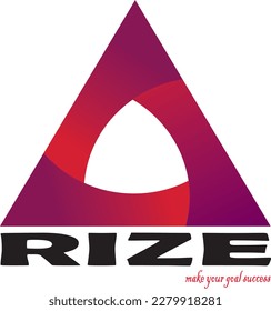 Company Logo with vector file triangle in shape eye catching logo design 