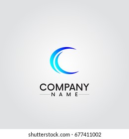 Company logo vector of the letter C