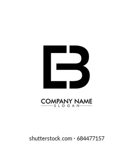 company logo vector of the letter CB, BC black color