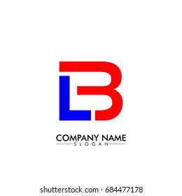 company logo vector of the letter LB, bl