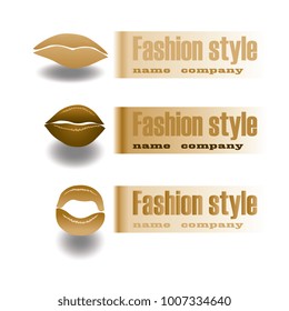 company logos in light brown tones