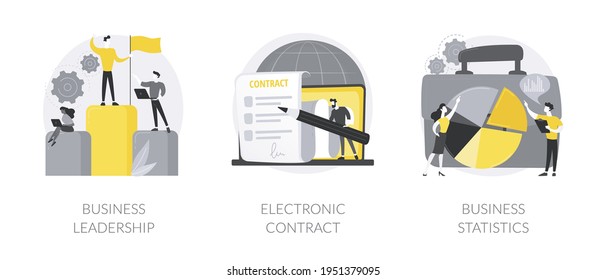 Ilustraciones abstractas del vector de concepto de gestión de empresas.