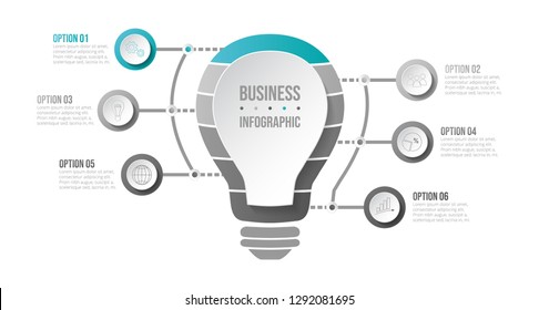 Company milestone with business icons - company timeline. Vector