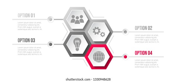 Company milestone with business icons - company timeline. Vector