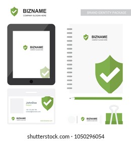 Company mobile app design of tablet and phone vector