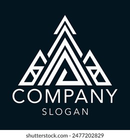 Plantilla moderna del diseño del logotipo de la compañía