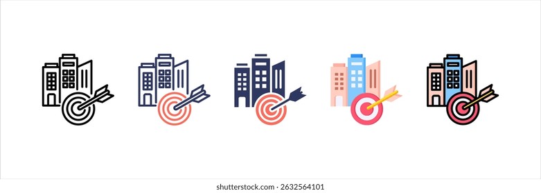 Company Multi Style Icon Set
