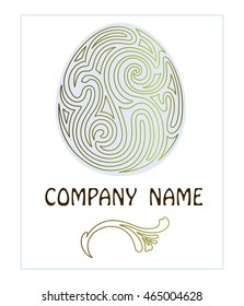 Company name abstract  logo