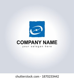 Company Name and Business Icons for Logo with Slogan - Brand Logo Icon Isolated On White Background - Vector Illustration, Graphic Design Editable For Your Design. Business Logo Flat