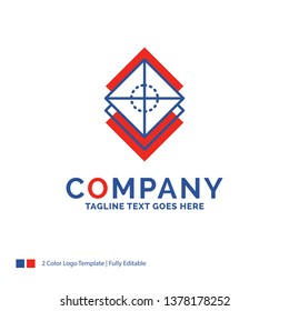 Company Name Logo Design For Arrange, design, layers, stack, layer. Blue and red Brand Name Design with place for Tagline. Abstract Creative Logo template for Small and Large Business.