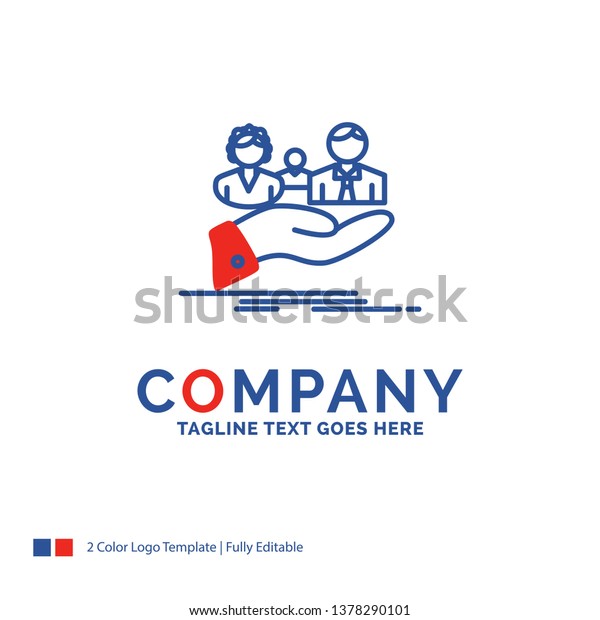 Company Name\
Logo Design For insurance, health, family, life, hand. Blue and red\
Brand Name Design with place for Tagline. Abstract Creative Logo\
template for Small and Large\
Business.
