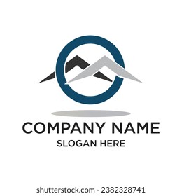 Diseño de logotipo de nombre de empresa concepto simple Vector Premium