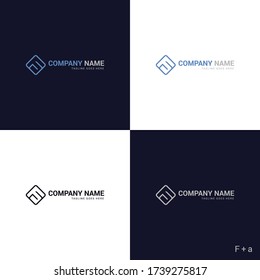 Company Name Logo Fa. It's a perfect logo for your business, company and as a brand identity.