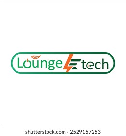 Diseño de Vector de logotipo, Loung Tech Nombre de la empresa Arte vectorial de logotipo, Marca Nombre de la empresa Arte vectorial de logotipo con fondo blanco