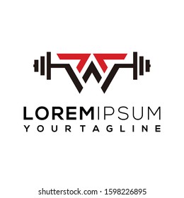 company name logo WP for training fitness company and coach commercial use