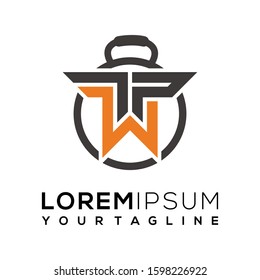 company name logo WP for training fitness company and coach commercial use