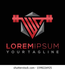company name logo WP for training fitness company and coach commercial use