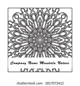 company name mandala nature EPS 10