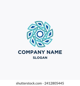 Company name vector abstract logo