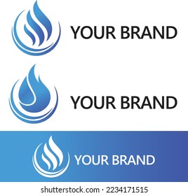 Company Natural Gas Logo Vector