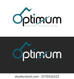 Company optimum logo design template