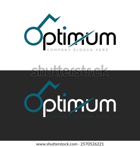 Company optimum logo design template