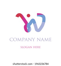 company and organization logo 2D vector