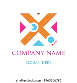 company and organization logo 2D vector