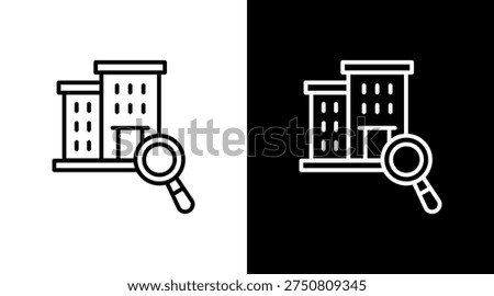 Company Overview White Icon Set Design