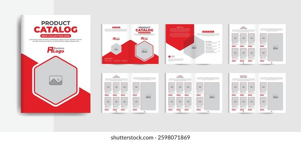 Company product catalogue design template