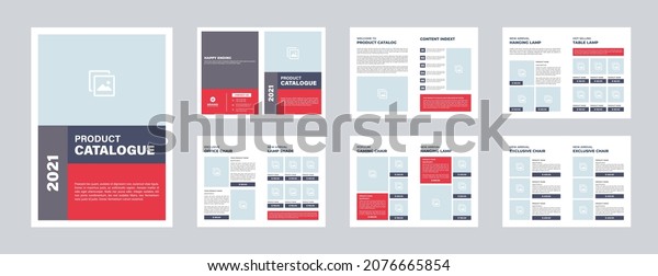 Company product catalogue design template,\
furniture catalog brochure design, product catalog brochure design\
template layout
