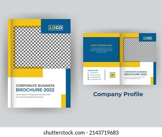 Company profile business brochure annual report design