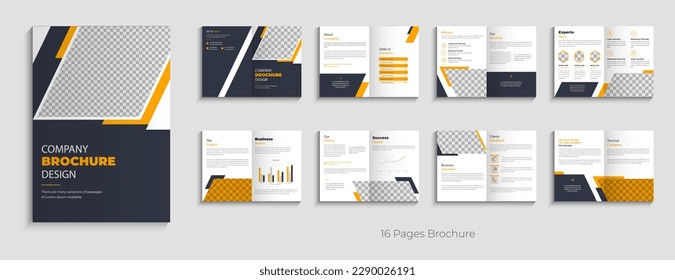 Company profile business brochure design corporate professional brochure template design layout