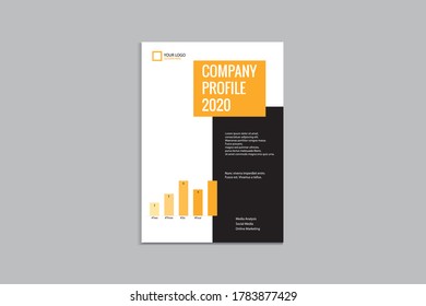 Company Profile Cover Template Design vector for Your Business