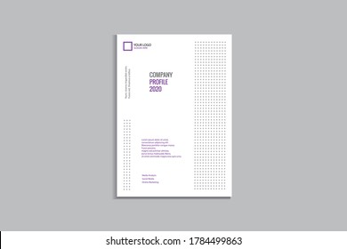 Company Profile Cover Template Design vector for Your Business