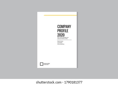Company Profile Cover Template Design vector for Your Business