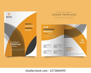 Company profile cover template design brochure cover design ,corporate brochure template layout,