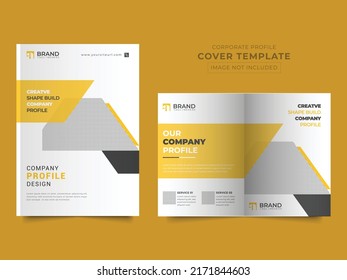Company profile cover template design brochure cover design ,corporate brochure template layout,