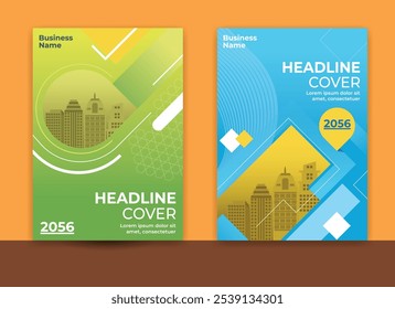 design do perfil da empresa, brochura, capa do relatório financeiro moderno, promoção de negócios, modelo de cobertura, design da capa do relatório anual, 
