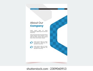 company profile or flyer design vector, infographics, Presentation, modern advertising, vector illustration, banner, A4, flyer, post, flyer, book cover, for brochure