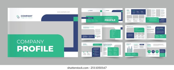 Design do Modelo de Layout do Perfil da Empresa