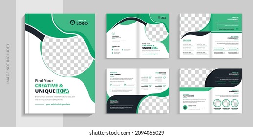 company profile pages corporate business brochure design template. colorful creative and modern layout theme for multipurpose use