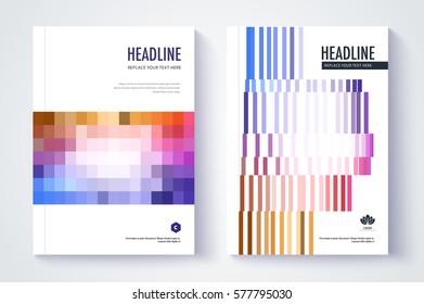 Company profile template. Cover design. Vector template background.