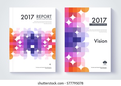 Company profile template. Cover design. Vector template background.