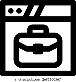 Perfil de la compañía, Sitio web, Web Icono de contorno